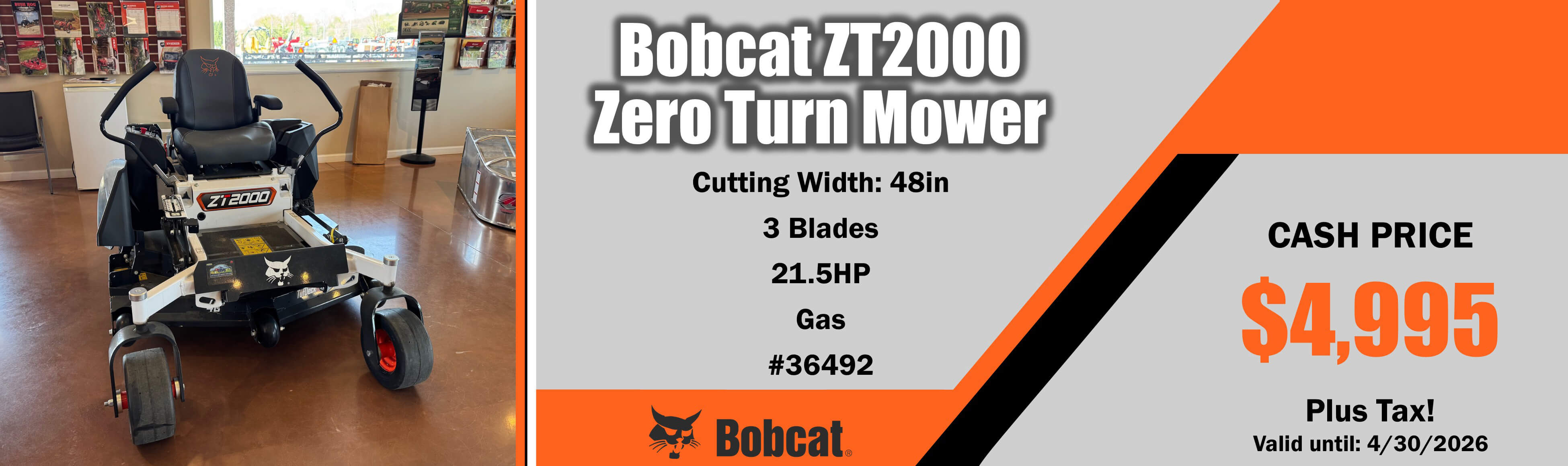Bobcat ZT2000 Zero Turn Mower