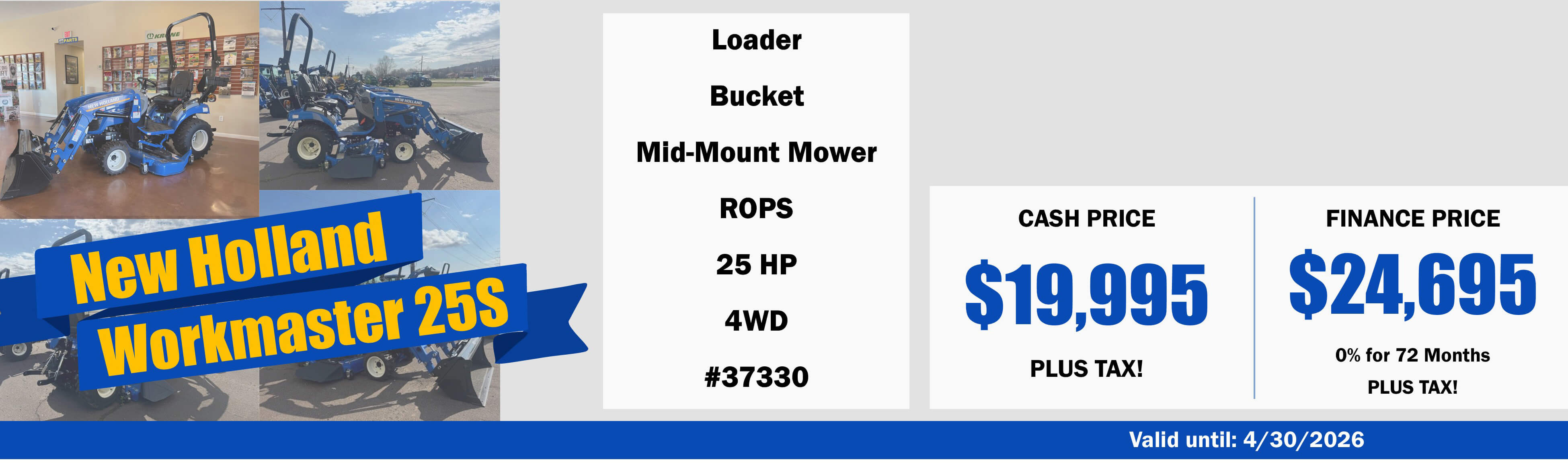 New Holland Workmaster 25S
