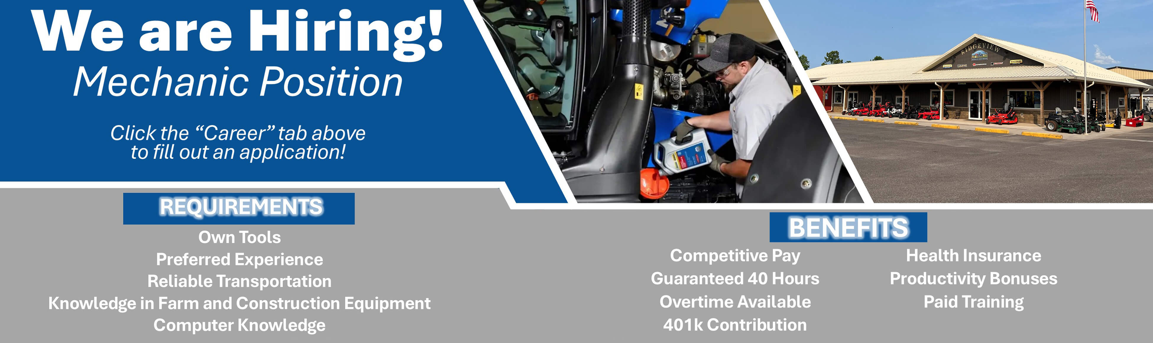 Hiring Mechanic