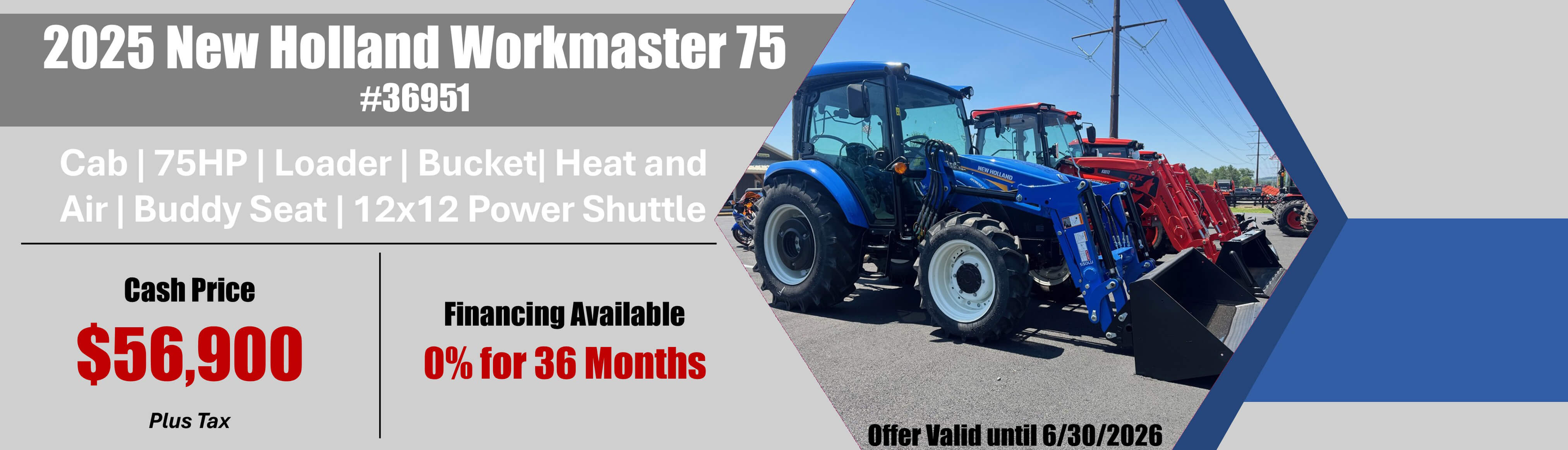 2025 New Holland Workmaster 75