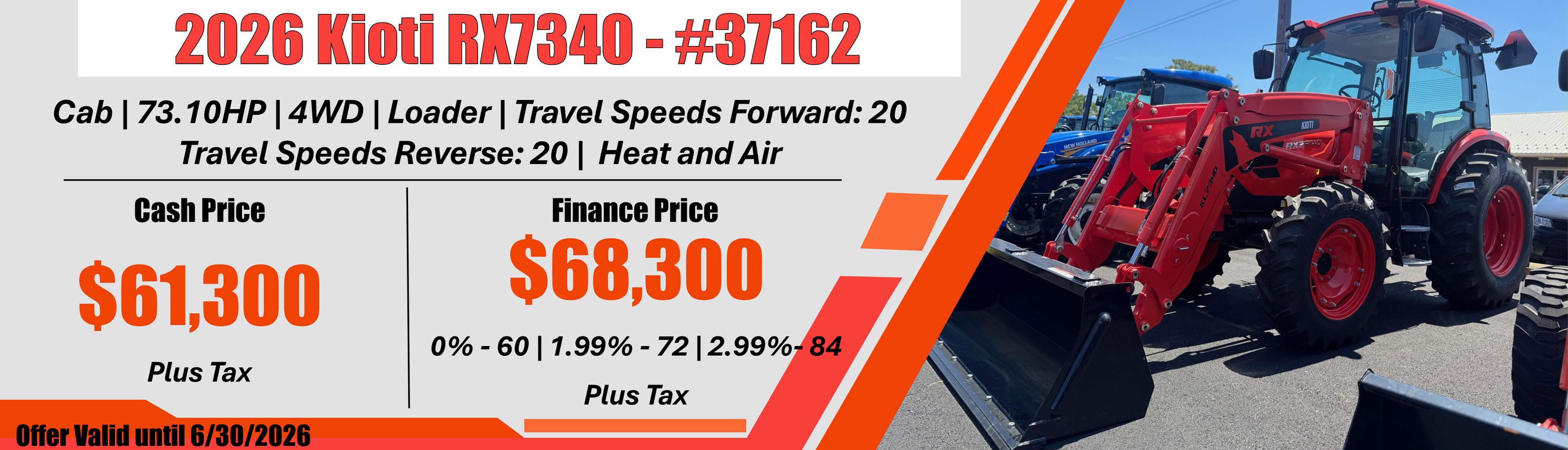 2026 Kioti RX7340